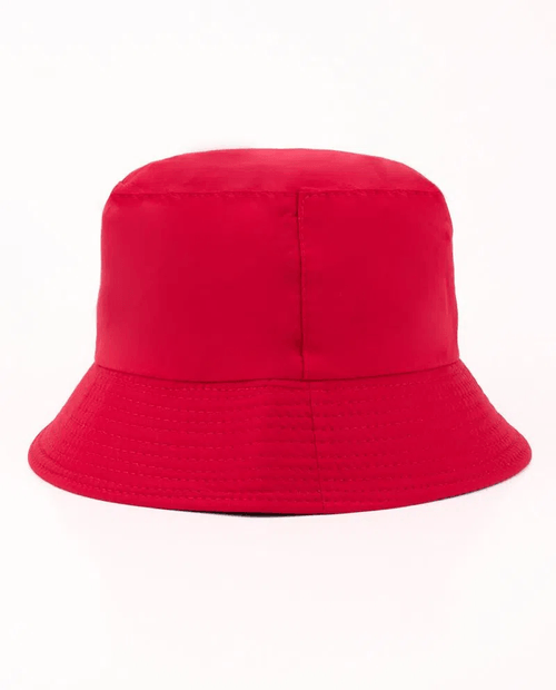 Bucket Hat Rojo Reversible
