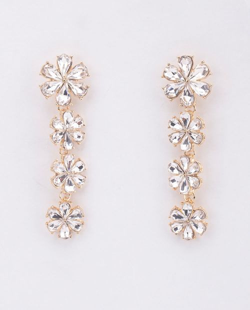 Aretes Colgante de Flores