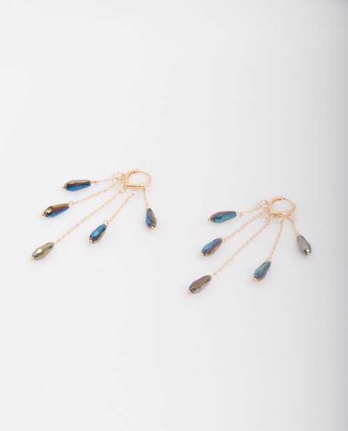 Aretes Cascada Tornasolado